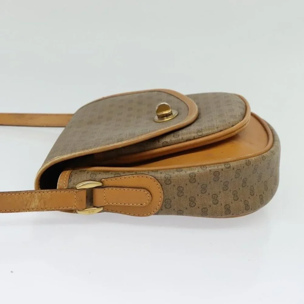 Authentic GUCCI Micro GG Supreme Shoulder Bag PVC Beige Gold 001 58 0930 - Picture 11 of 16